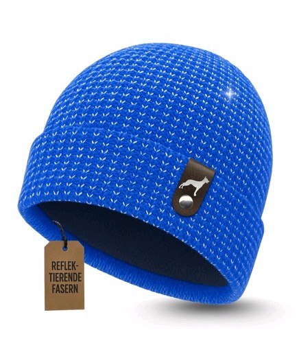 Reflektierende beanie mütze - reflektierende,