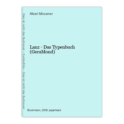 Lanz das typenbuch - lanz,