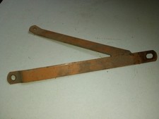 SIMSON DUO Versteifung rechts Dreiecksstrebe ca. 25cm lang Stahl orange Brandis