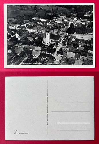 Schlochau grenzmark 1938 - ak,