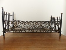 Antikes Puppenbett Bettgestell  Metallbett für Puppe deko groß aus Frankreich