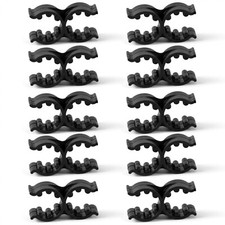 Clip Doppelclip Badeleiter Rohr 18 - 25 mm Kunststoffclip Schelle Verbindung