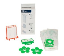 SEBO AIR-BELT  K,K1,K3 Service Box Art. 6695 ER 8 Staubsaugerbeutel mit 2 Filter