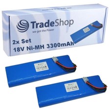 2x Premium AKKU 18V 3300mAh