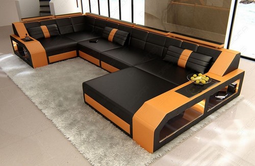 Sofa wohnlandschaft leder - sofa,