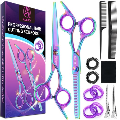 Friseurschere set stück - friseurschere,