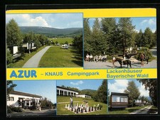 AK Lackenhäuser /Bayerischer Wald, Azur-Knaus Campingpark, Schachbrett, reiterh 