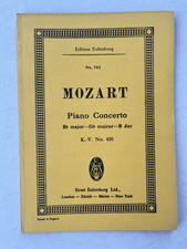 Noten.  Mozart. K.-V. No. 450