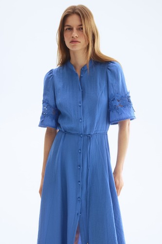 Hellblaues midikleid - hellblaues,