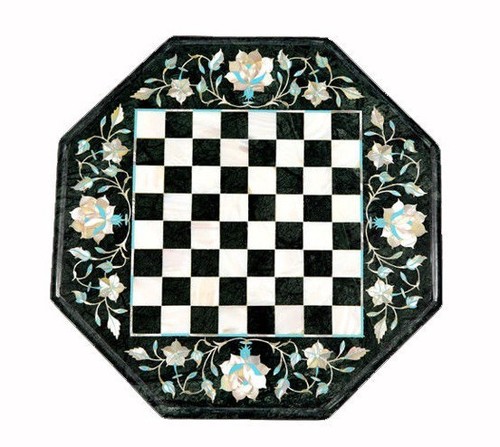 Grün marmor schach tisch - 12, "