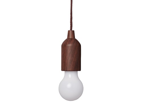 Led retrolampe holzmotiv mit - retrolampe,