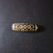 klasse 36-Augen Drachenhaut-Achat  Dzi Perle  aus Tibet