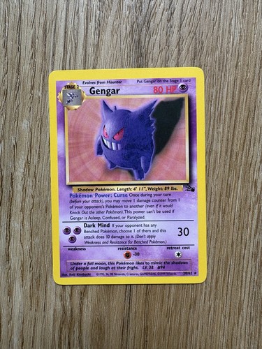 Pokémon gengar fossil - pokémon,