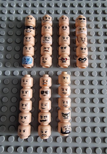 Lego minifigur figur köpfe - figur,