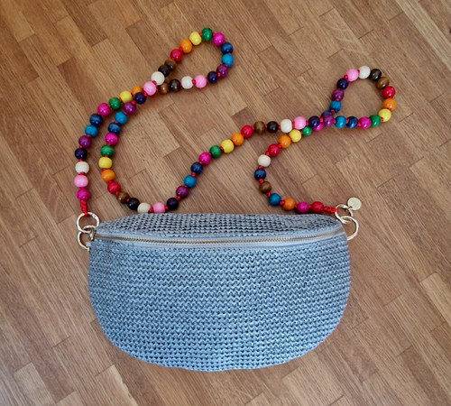 Tasche bast grau - tasche,