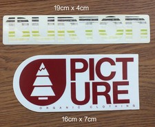 2 Aufkleber Sticker Burton