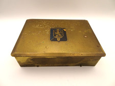 Antike Messing-Zigarettendose