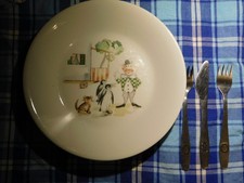 Kinder Suppen Brei Teller mit