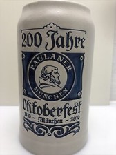 Bierkrug Krug Sammlerstück 1 LITER, 200 Jahre Paulaner München Oktoberfest 2010
