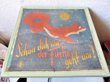 Goebel Spiele Frankfurt Schau dich um-der Fuchs geht um ! Brettspiel Holzfiguren