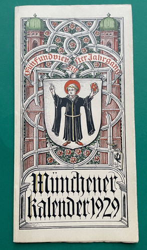 Münchener kalender 1929 - kalender,