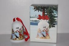 Hutschenreuther Weihnachtsglocke 1989 mit buntem Karton u. a. später