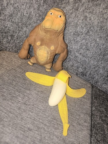 Humorvolle gummi gorilla - humorvolle, figur