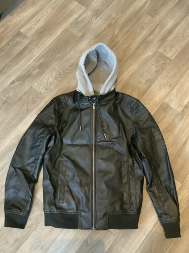 Lederjacke zara schwarz - -,