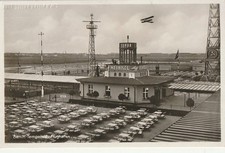 BERLIN Tempelhof Flughafen s/w AK um 1935
