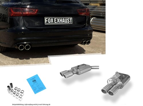 Fox sportauspuff audi - fox, a6