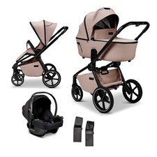 Moon Resea 2.0 Kombikinderwagen SET inkl. Cosmo 2.0 Babyschale sand NEU