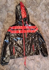 Glanznylon PVC Lack Regenjacke