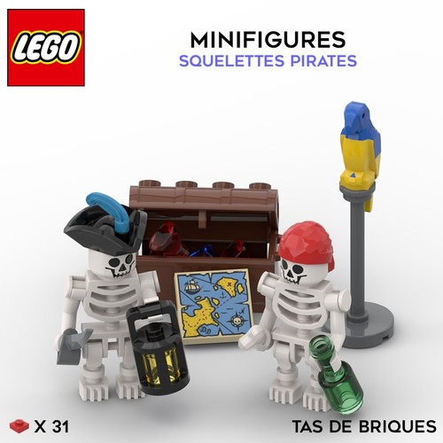 Lego piraten skelett - piraten, paket