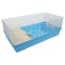 Duvo+ Nagerkäfig Die Schlümpfe Harmony XL 100x54x40cm blau für Nagetiere