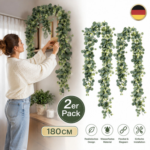 Künstliche eukalyptus - 2x,