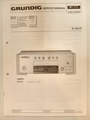 Grundig fine arts service - fine,