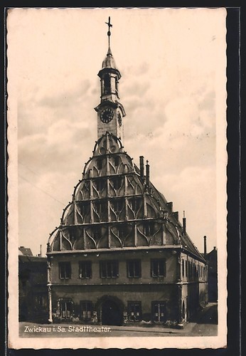 Ansichtskarte zwickau - ansichtskarte,