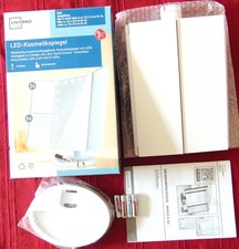 LIVARNO Klappbarer LED-Kosmetikspiegel weiß »MKSLK 6 A2« Spiegel