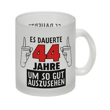 Witziger Glas Tasse für den