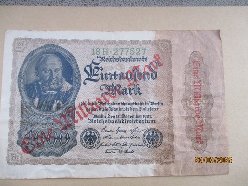 Reichsbanknote milliarde - 1, 1
