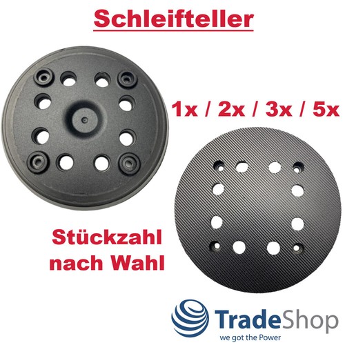 5x schleifteller für - 1x/2x/3x/5x,