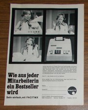 Seltene Werbung FACIT MX