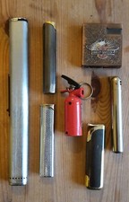 7 defekte Feuerzeuge für