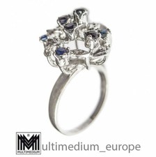 Vintage 585 Weißgold Diamant