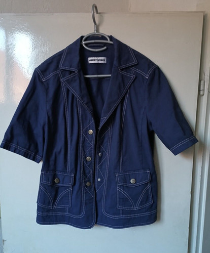 Damenbluse blau jeansstil - damenbluse,