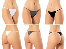 6er Pack Damunterhosen Tanga