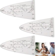 3 Stück Parabelschablone