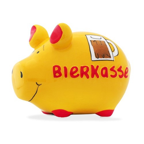 Sparschwein bierkasse - sparschwein,