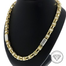 Wert: 20.800,- Käfig Magnum Kette 585 / 14 Kt Gold 70,5 cm XXYY