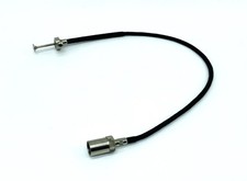 Drahtauslöser schwarz ca.25cm mit Feststeller für Leica Glocke Fernauslöser